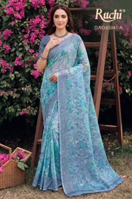 Ruchi saffron chiffon 272 online shopping surat